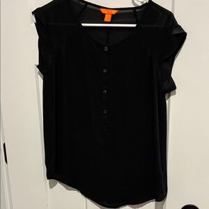 Sheer Black Top